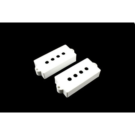 Pickup covers for Precision Bass White
