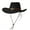 Black 2, variant on Cowboy Hats for Men Women, Cowgirl Hat Wide Brim Felt Hats with Bull Head, Western Retro Vintage Jazz Hat Cowboy Hats for Lover