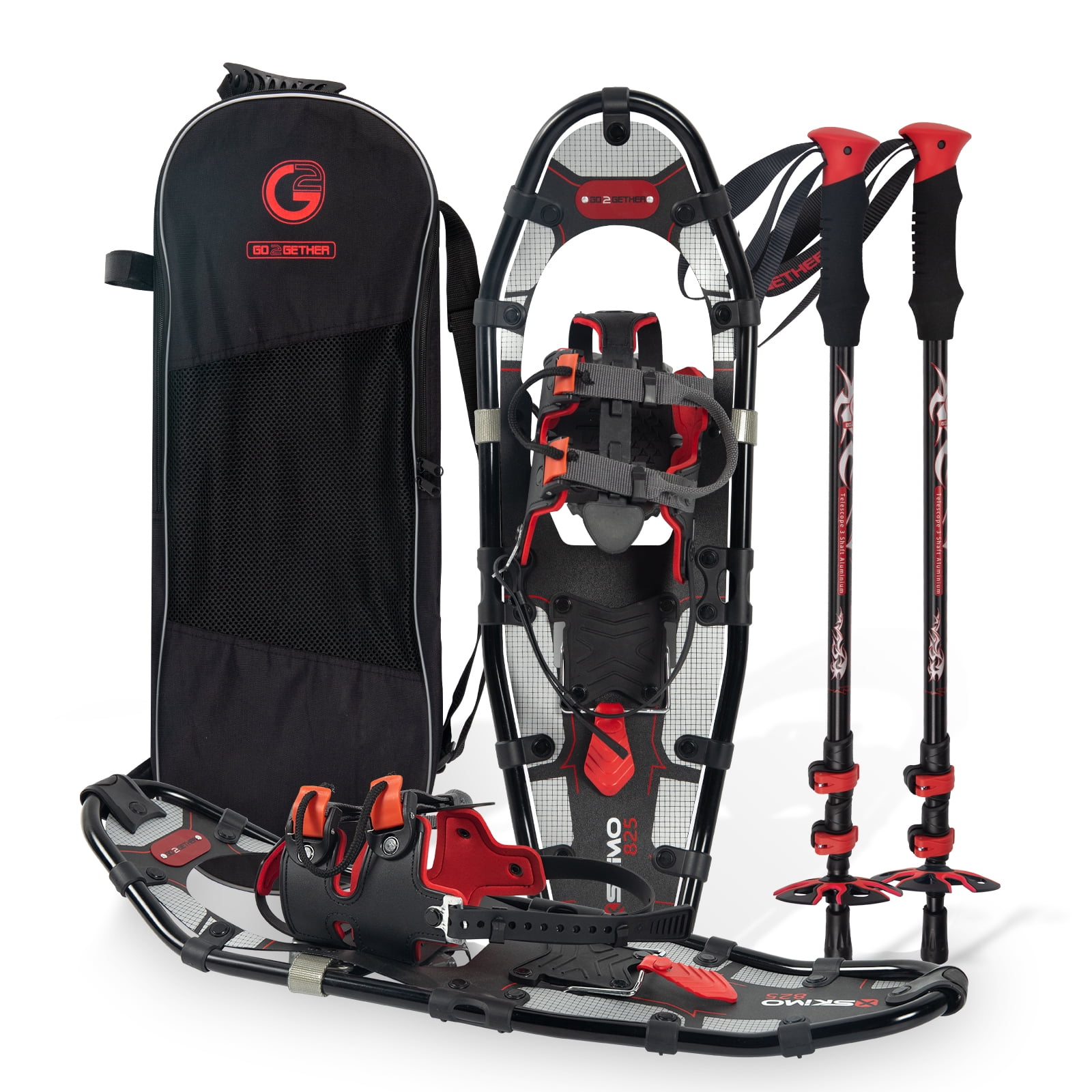 G2 21Inches Light Weight Snowshoes, with Special EVA Padded Ratchet