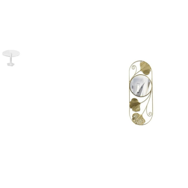 Escritorio redondo de casa de muñecas,Muebles de mesa redonda en miniatura para casa de muñecas 1 12,Espejo de pared,Espejo decorativo nórdico para colgar en la pared,Espejos de pared de