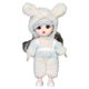 thumbnail image 4 of Juego de 6 piezas de muñeca BJD de 16CM, 13 articulaciones móviles, ojos 3D, maquillaje bonito a la moda, muñeca con caja de regalo, juguete para niña y niño, el mejor regalo para niños 03# oso de fresa Electrónica, 4 of 5