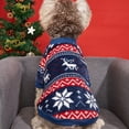 thumbnail image 2 of Suéter navideño para mascotas, otoño e invierno, cálido, sencillo, cómodo, estampado para gatos, 2 of 5