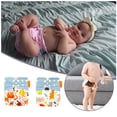 thumbnail image 3 of Paquete de 4 pañales de entrenamiento para bebés Pañales impermeables lavables Impresión ajustable A prueba de fugas Recién nacido Aprendizaje Envoltura de enfermería Tipo 1 Yuarrent BA000363-01, 3 of 7