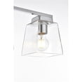 thumbnail image 4 of Living District Merrick 4-Light Iron & Glass Bath Sconce in Chrome/Clear, 4 of 6