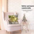 thumbnail image 3 of relayinert Housse de Coussin de Noël Décorative en Lin pour Canapé Lit Type 9, 3 of 9