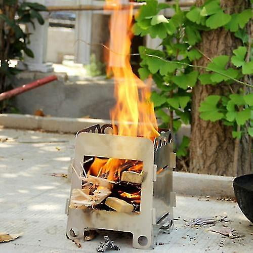 Portable Stainless Steel Lightweight Folding Wood Stove Pocket Alcohol Stove  Outdoor Cooking Camping | Walmart Canada