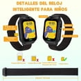 thumbnail image 2 of PTHTECHUS Reloj inteligente para ni&ntilde;os-Smartwatch con llamadas bidireccionales y SOS,18 juegos Libro audio C&aacute;maras duales Reproductor de m&uacute;sica Pod&oacute;metro De, 2 of 7