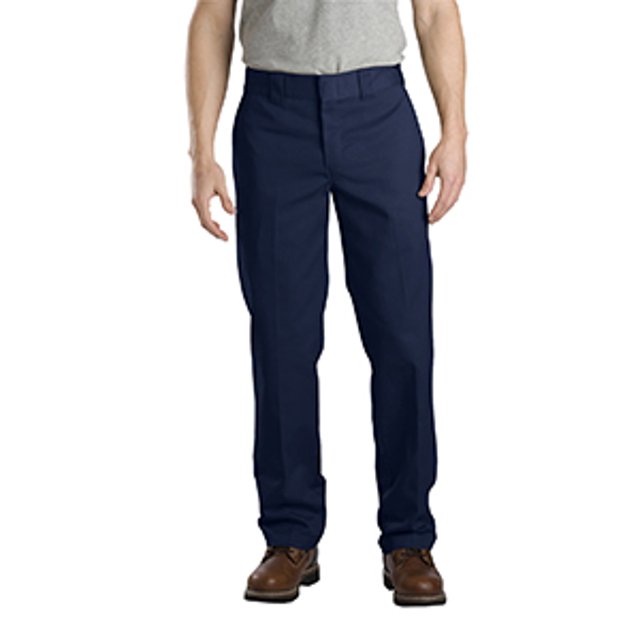 WP873 WD PANTALÓN DE TRABAJO SLIM STRGHT FIT DK NAVY 42 30 Nave de la gota de Dickies WP873