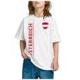 thumbnail image 1 of WEAIXIMIUNG T-Shirts Garçons 6 Rouge Enfants Drapeau Imprimé Manches Courtes Col Rond T-Shirt Tendance Mode Chandail de Base Hauts, 1 of 6