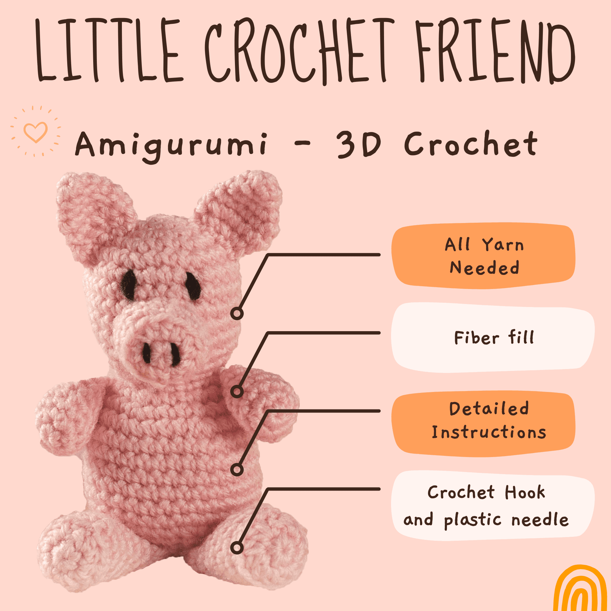 Easy-To-Do Crochet Kit from Little Folks