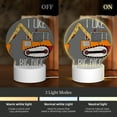 thumbnail image 3 of Sikiie I Like Big Digger Acrylic Night Light Gift Custom Acrylic Night Light LED Lights for Bedroom Home Office, 3 of 9