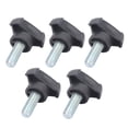 thumbnail image 4 of 5pcs Plastic Triangular Handle Screw Knob Tightening Screw Set Accessory M10 25mm, 4 of 14