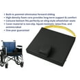 thumbnail image 2 of Secure Wheelchair Wedge Pommel Cushion for Seniors with Safety Straps & Convex Bottom – Prevents Forward Sliding, Improves Positioning, Transfers, Pressure Relief, Elderly Fall Prevention, 2 of 6