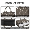thumbnail image 4 of Large Capacity Tote Bag,Brown Dog Paw Footprint Handbag Fashion Luxury Tote Bag,15.7"x13"x 5.1" Inches,Laptop Compatible, 4 of 6