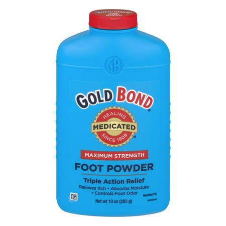Gold Bond Maximum Strength Medicated Foot Powder , 10 oz