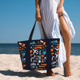 thumbnail image 6 of Balery Creative Transport Beach Travel Bag - Water-Resistant, Large Capacity Lightweight Tote with 7 Pockets for Women and Men - Perfect for Beach, Pool, Gym, and Travel, 6 of 7