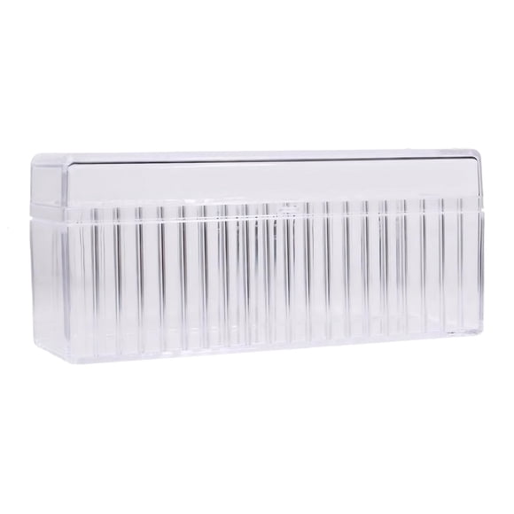Naiovety Caja de joyería acrílica, soporte organizador, anillos transparentes, pendientes, colgante portátil, organizador de collares Almacenamiento y organización del hogar solo caja