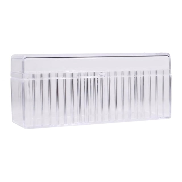 Naiovety Caja de joyería acrílica, soporte organizador, anillos transparentes, pendientes, colgante portátil, organizador de collares Almacenamiento y organización del hogar solo caja
