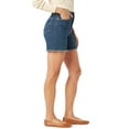 thumbnail image 3 of Signature by Levi Strauss & Co.™ Women's Heritage 5-inch Cutoff Shorts, 3 of 4