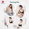 thumbnail image 6 of HORIGEN HL-144WX Wireless Nursing Bras for Breastfeeding & Pumping, Seamless Maternity Bra with Removable Pads, Breathable Everyday Wear for Women S-XXL, 6 of 6