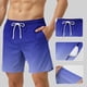 thumbnail image 5 of Pantalones Cortos de la Cintura Elástica con Bolsillos de la Moda Casual de los Hombres con Poliéster Transpirable de Secado Rápido, Pantalones de Playa de la Cintura Elástica de Varios Bolsillos par, 5 of 5