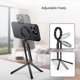 thumbnail image 2 of 360 Rotating Magnetic Phone Holder Tripod Adjustable Angles Stable Grip For Vloggers Photographers Multicolor, 2 of 4