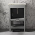 thumbnail image 5 of Bailey 20" Single Bathroom Vanity with Porcelain Top - Gray, 5 of 10