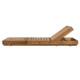 thumbnail image 5 of Christopher Knight Home Wood Outdoor Chaise Lounge, Adjustable Reclining Slatted Lounger with Teak Finish, 5 of 6