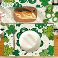 4PCS Irish Festival Linen Printed Placemat Festival Western Restaurant
