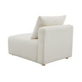 thumbnail image 3 of Hangover Cream Boucle Modular Armless Chair, 3 of 4