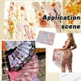 thumbnail image 4 of 2 Yards×63 Inch Colorful Flower Embroidered Lace Fabric Floral Embroidery Mesh Fabric French Sewing Lace Trim Fabrics for DIY Wedding Party Dresses Curtains Home Decoration, 4 of 4