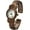 Coffee, variant on Blekon Collections Quartz Womens 23mm Antique Cuff Bangle Watch