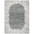 thumbnail image 2 of SAFAVIEH Abstract Frieda Radiate Area Rug, Black/Ivory, 9' x 12', 2 of 11