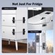 thumbnail image 3 of 2 Pack Refrigerator Door Lock with Adhesive, No Tools Required, Child Proof, 3 of 5
