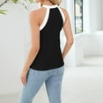 thumbnail image 7 of Sleeveless Tops for Women Summer Solid Color Sleeveless Shirts Casual Loose Fit Standard Straps Summer Shirts, 7 of 7