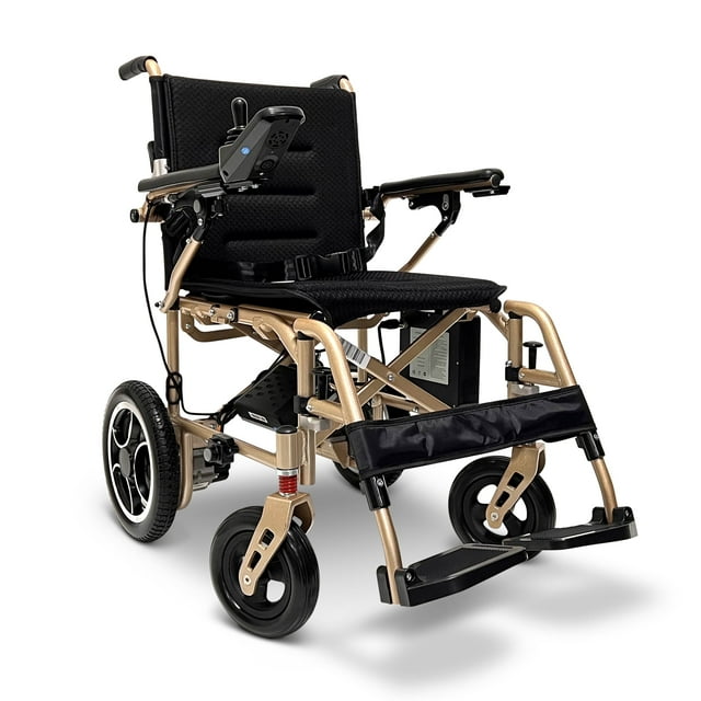 Comfygo Fauteuils Roulants Électriques Légers, Fauteuil Roulant Portable, Seulement 40 Lb, Autonomie jusqu'à 19 Miles