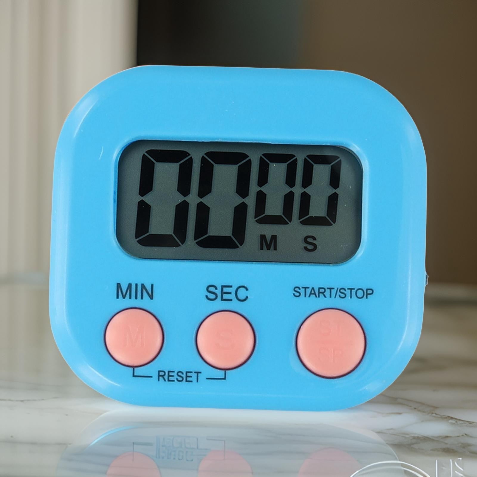 Minuteur Numérique Magnétique De Cuisine - Chronomètre & Compte à Rebours - Écran LCD, Aimant Puissant