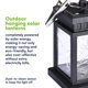 thumbnail image 4 of SteadyDoggie Lámpara Solar Colgante para Porche - Apliques de Pared para Exteriores - Iluminación Led Decorativa - Solución Confiable y Sustentable - Ecológica y Ahorradora de Energía, 4 of 6