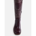 thumbnail image 5 of No Boundaries Women's Bird Embroidered Block Heel Boots, 5 of 6