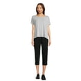 thumbnail image 2 of Athletic Works Women’s Dri More Dolman Sleeve Tee with Side Slit, Sizes XS-XXXL, 2 of 5