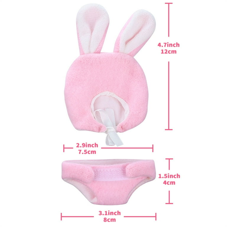 Gqtwoy Inch Soft Newborn Baby Doll with Clothes and Pacifier