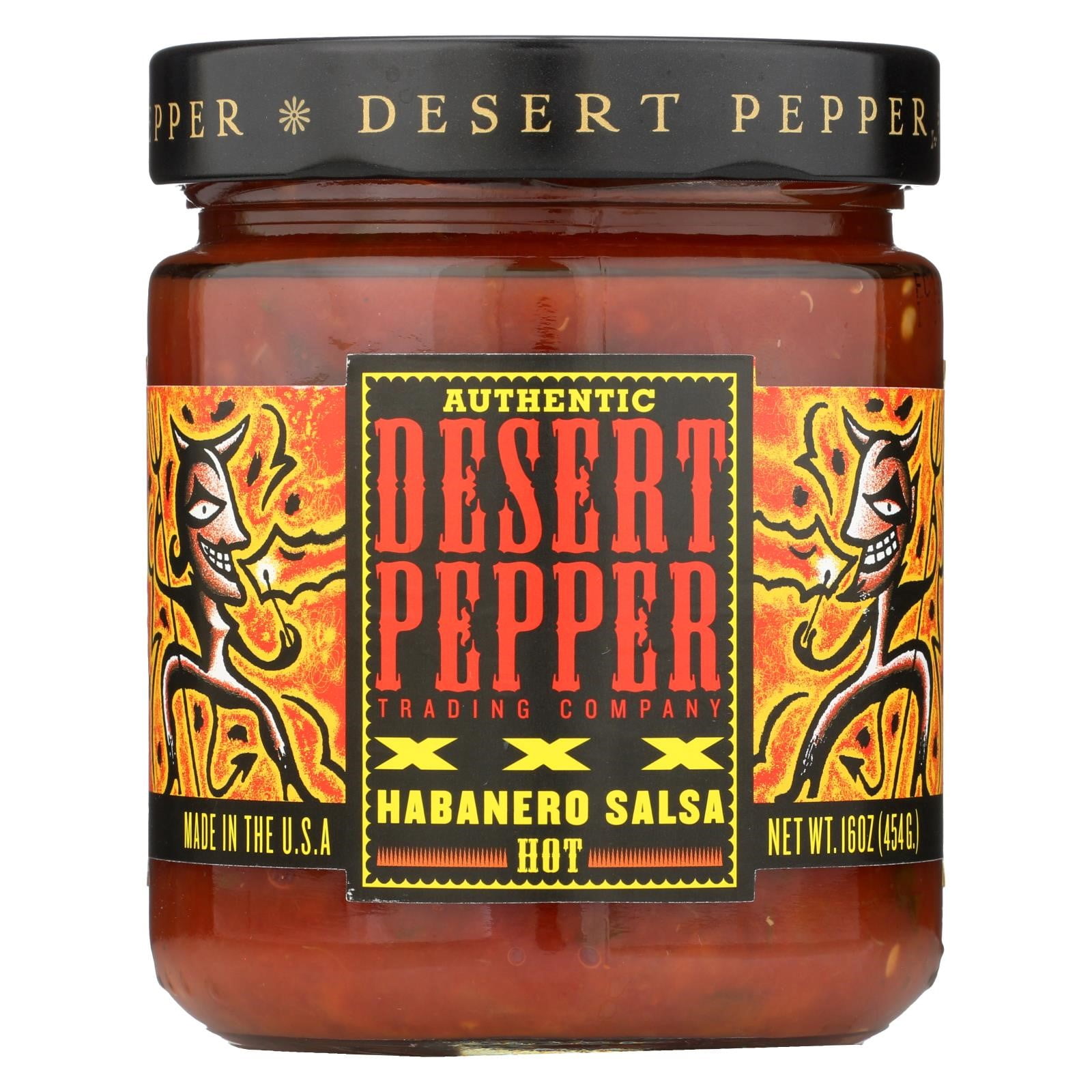 Desert Pepper Trading Xxxtra Hot Habanero Salsa 16 oz.