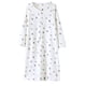 thumbnail image 2 of Pijama de manga larga para mujer, estilo informal, con estampado a cuadros, cuello en V, manga larga, para estar en casa, de poliéster, 2 of 3