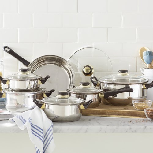 Gourmet Chef Gourmet Chef 12 Stainless Steel Piece Cookware Set