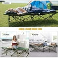 thumbnail image 6 of REDCAMP Oversized Camping cots for Adults 500lbs,33'' Extra Wide Tall Sleeping Cots Heavy Duty, XL Cots Portable for Outdoor Indoor Office, Green, 6 of 16