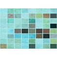 thumbnail image 1 of Ahgly Company Tapis d'Intérieur Lavables en Machine Rectangle Transitionnel Vert Profond, 7' x 9', 1 of 7