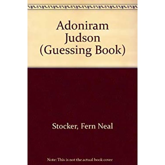 Pre-Owned Adoniram Judson (Hardcover) 0802443842 9780802443847