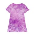 thumbnail image 3 of RXIRUCGD 2025 Vêtements d'Été pour Enfants 3-12 Ans Mode Imprimée Pyjama Rêveur Mi-Mollet Chemise de Nuit, 3 of 4
