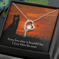 thumbnail image 3 of To My Girlfriend Love Our Story Forever Necklace w Message Card, 3 of 8