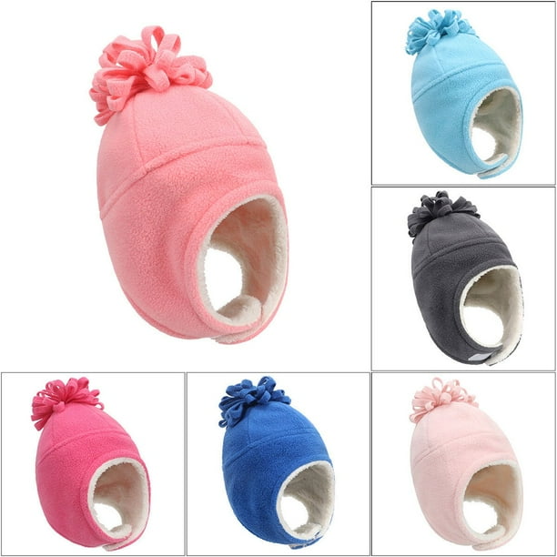 New Baby Boys Girls Hat Kids Children Ear Flap Muff Winter Warm Plush Cotton Cap Outdoor Lei Feng Cap Beanie Gifts Hat 2-3 Years62-4 years(M) He Qiyong unisex